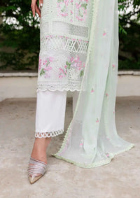 Sable Vogue Shiree Lawn'24 SSC-01 Mint Garden - Mohsin Saeed Fabrics