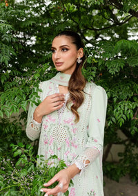 Sable Vogue Shiree Lawn'24 SSC-01 Mint Garden - Mohsin Saeed Fabrics