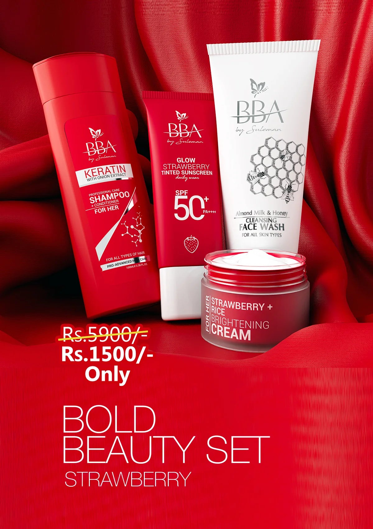 Bold Beauty Set (Strawberry)