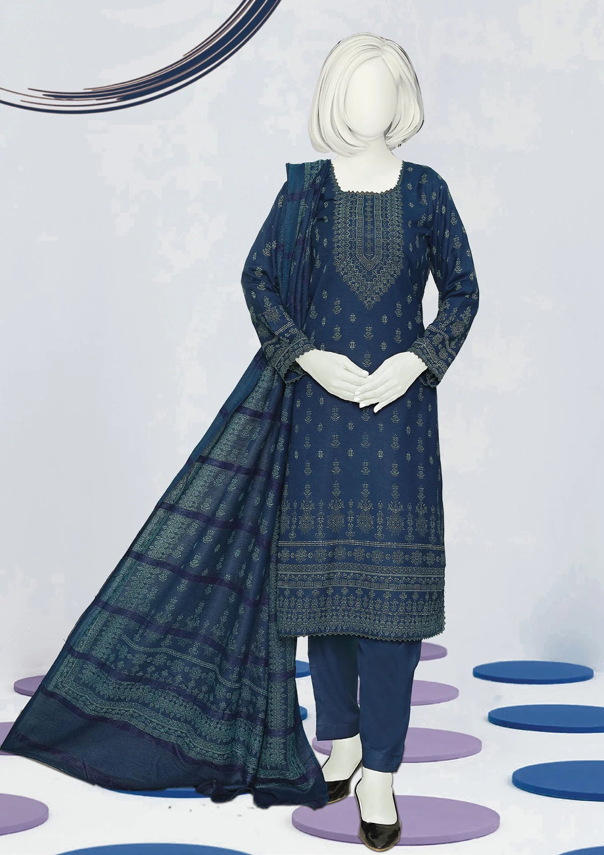 Sada Bahar Printed Winter'24 D-86925