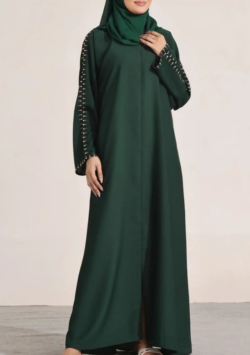 Premium Abaya (Sage Willow)