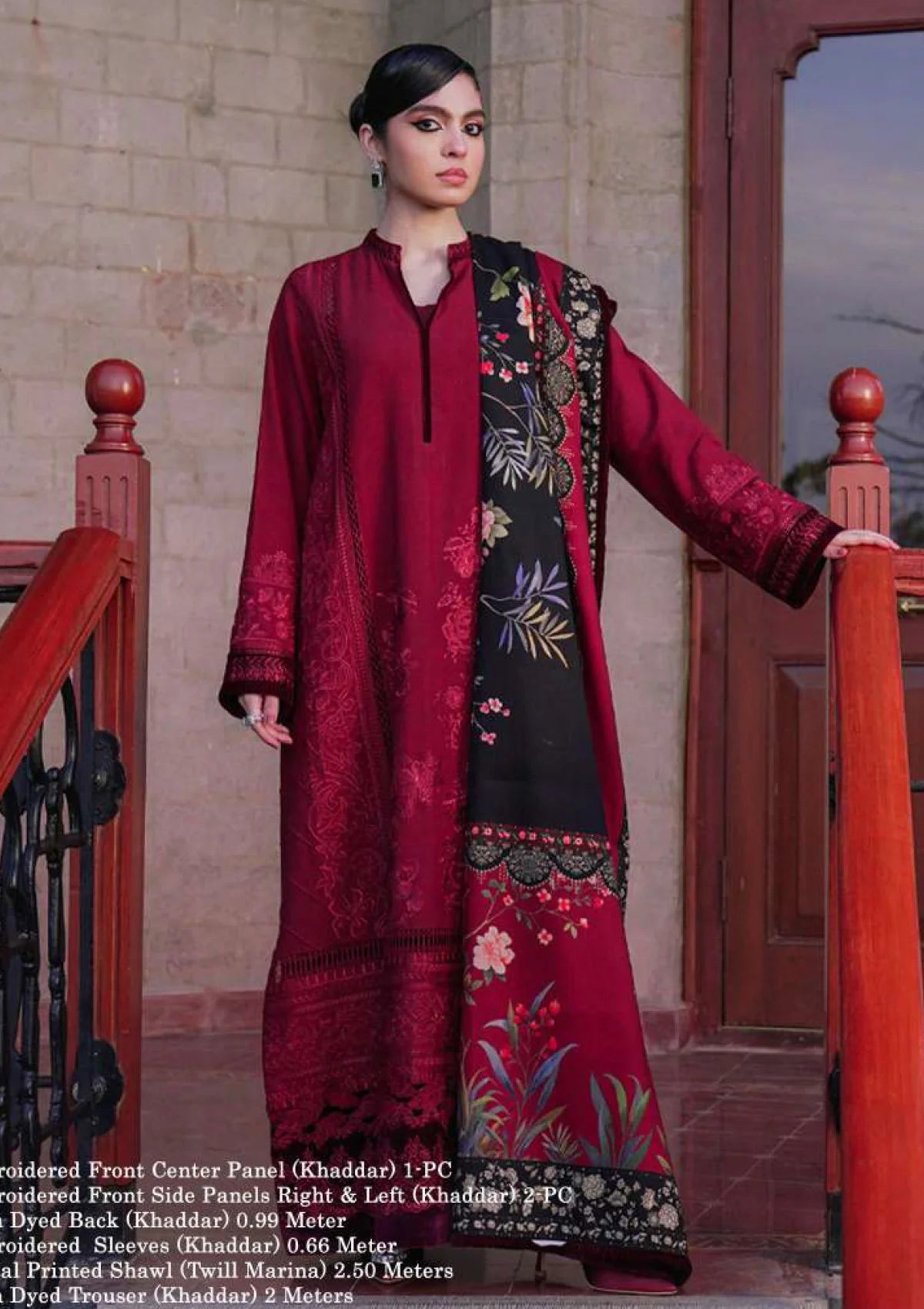 Saira Rizwan Luxury Winter'23 SR-08 SOHA - Mohsin Saeed Fabrics