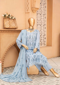 Saleeqah By KZ Lawn'24 Vol-08 D-01 - Mohsin Saeed Fabrics