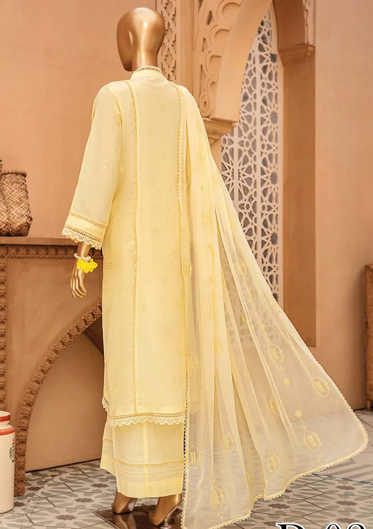Saleeqah By KZ Lawn'24 Vol-08 D-02 - Mohsin Saeed Fabrics