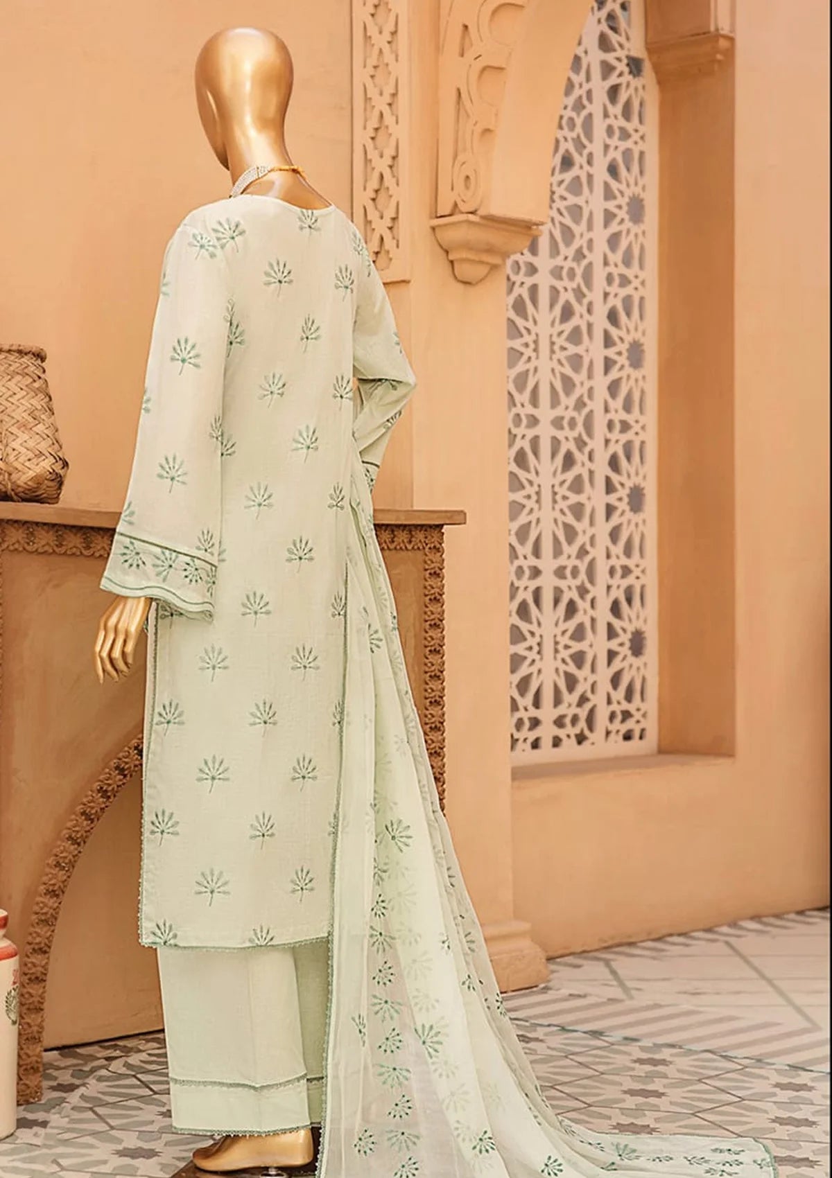 Saleeqah By KZ Lawn'24 Vol-08 D-04 - Mohsin Saeed Fabrics