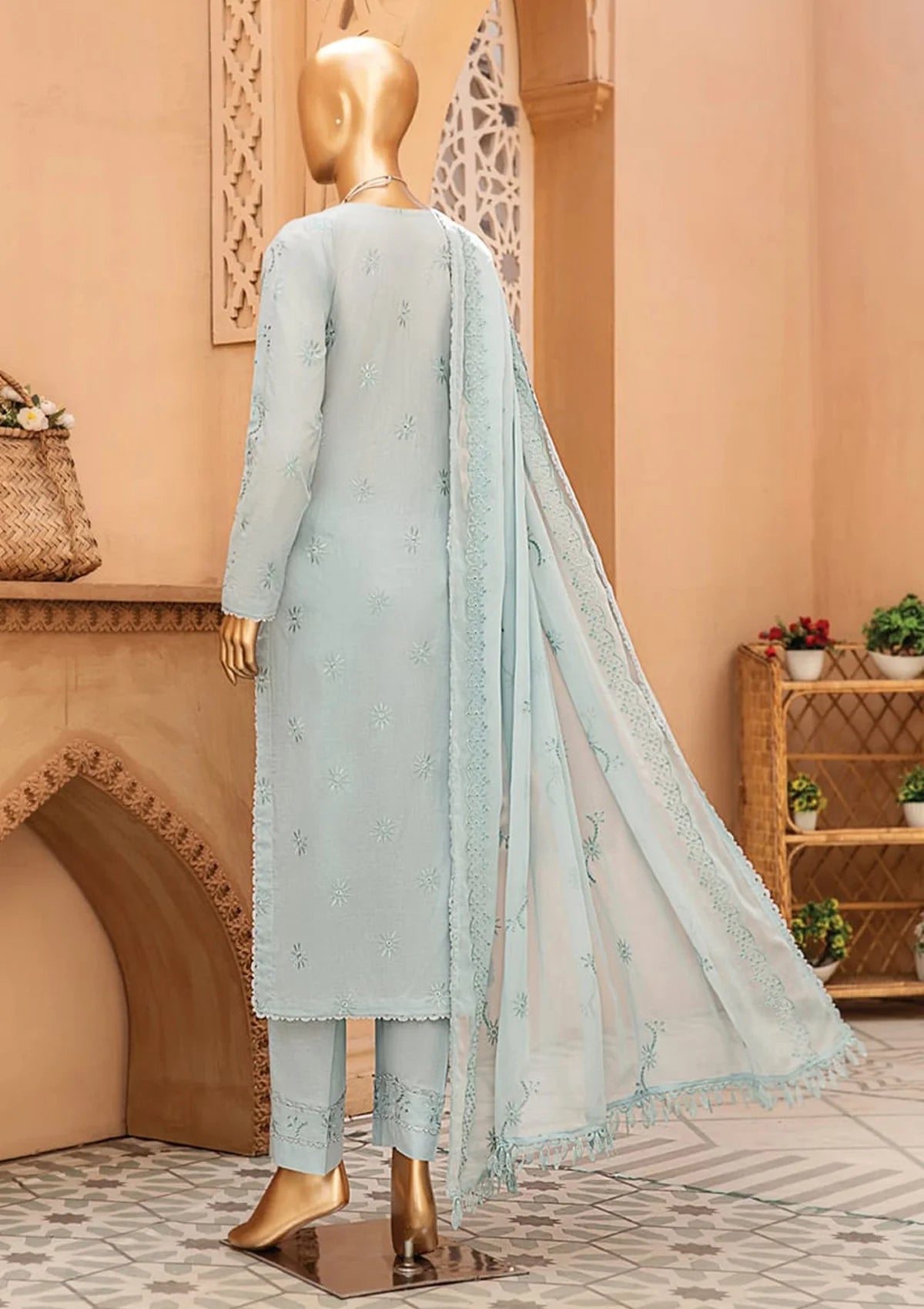 Saleeqah By KZ Lawn'24 Vol-08 D-06 - Mohsin Saeed Fabrics