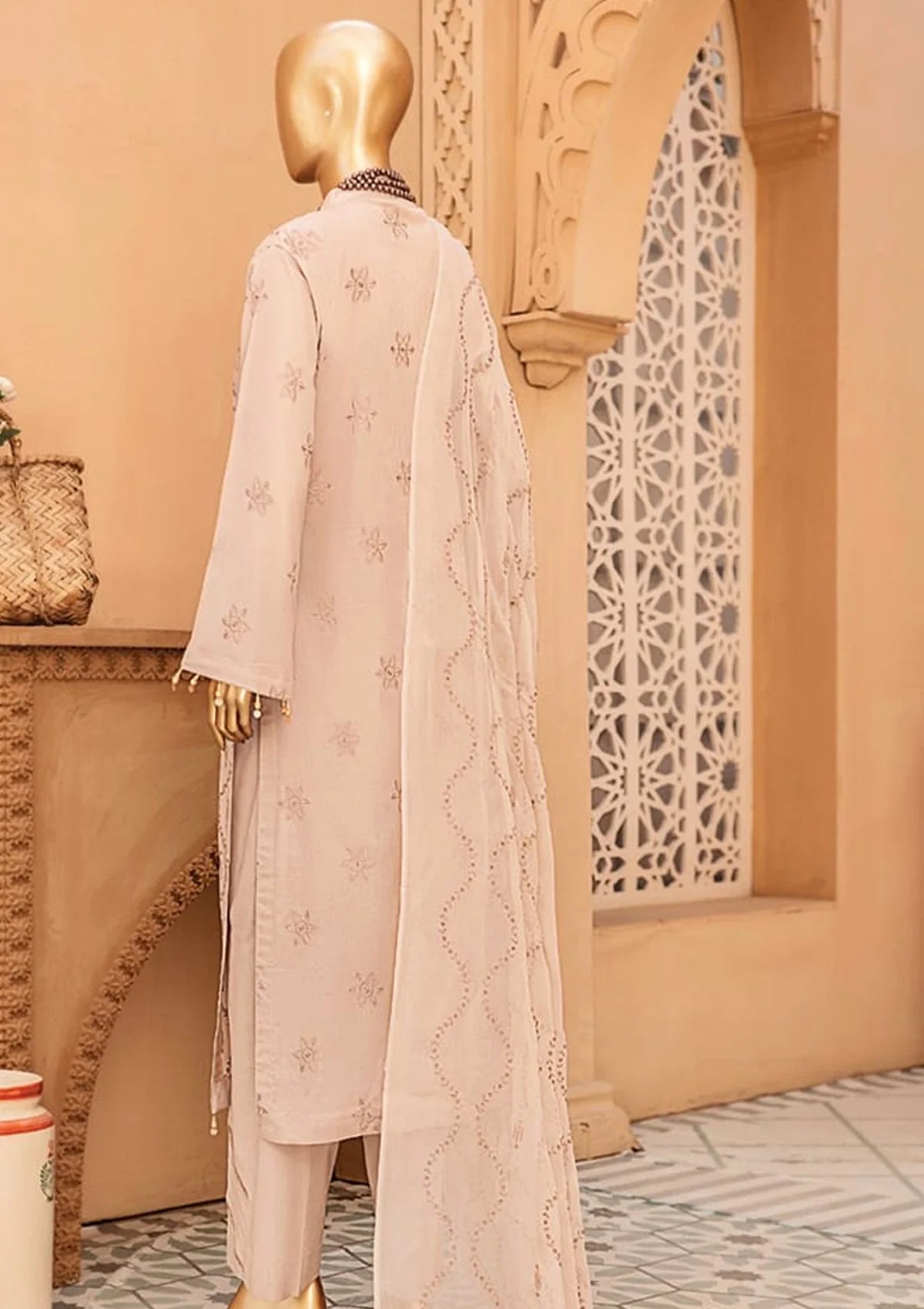 Saleeqah By KZ Lawn'24 Vol-08 D-07 - Mohsin Saeed Fabrics