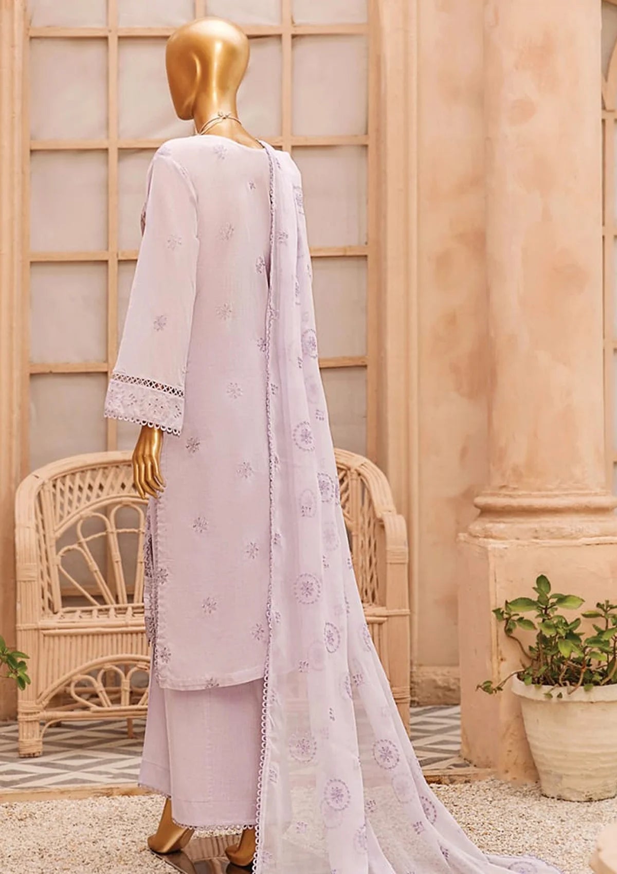 Saleeqah By KZ Lawn'24 Vol-08 D-08 - Mohsin Saeed Fabrics