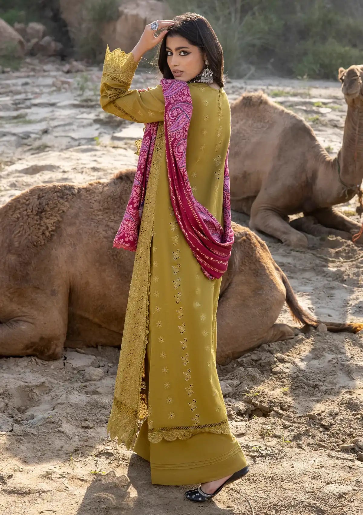 Saraab By Panache Emb Khaddar'23 A-03 - Mohsin Saeed Fabrics