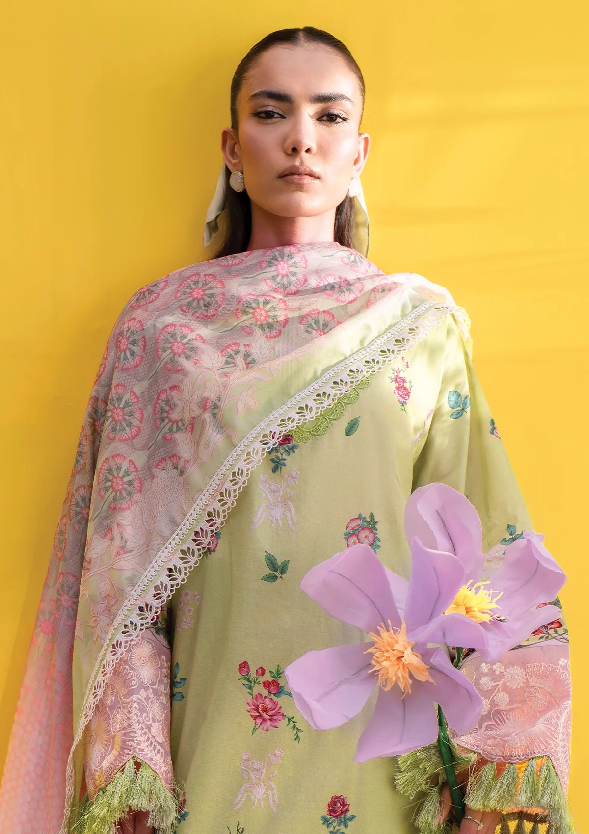 Sardinia Cocktail Summers Print Edit'24 SR-305 BASIL - Mohsin Saeed Fabrics