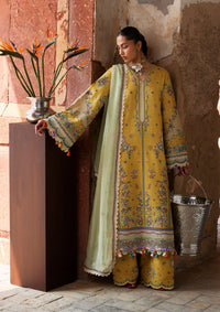 Hussain Rehar Zan Luxury Lawn'26 -Sari