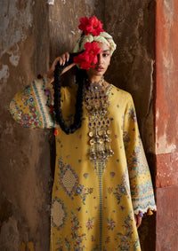 Hussain Rehar Zan Luxury Lawn'26 -Sari