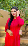 Red Marina Tunic