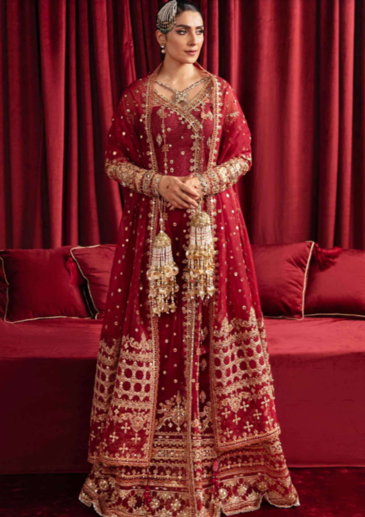 Qalamkar Heer Ranjha Formals'23 (Mehrunnisa) HR-02 - Mohsin Saeed Fabrics
