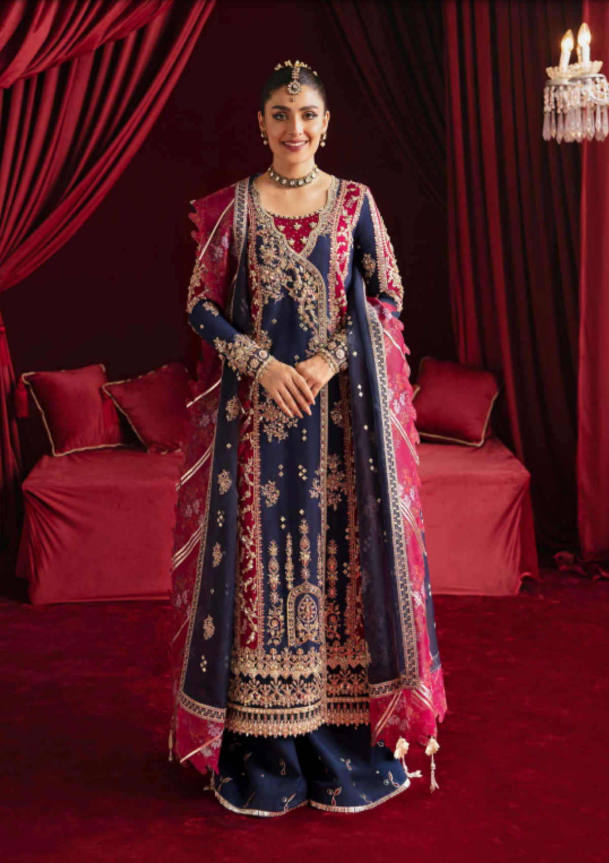 Qalamkar Heer Ranjha Formals'23 (Meherbano) HR-05 - Mohsin Saeed Fabrics