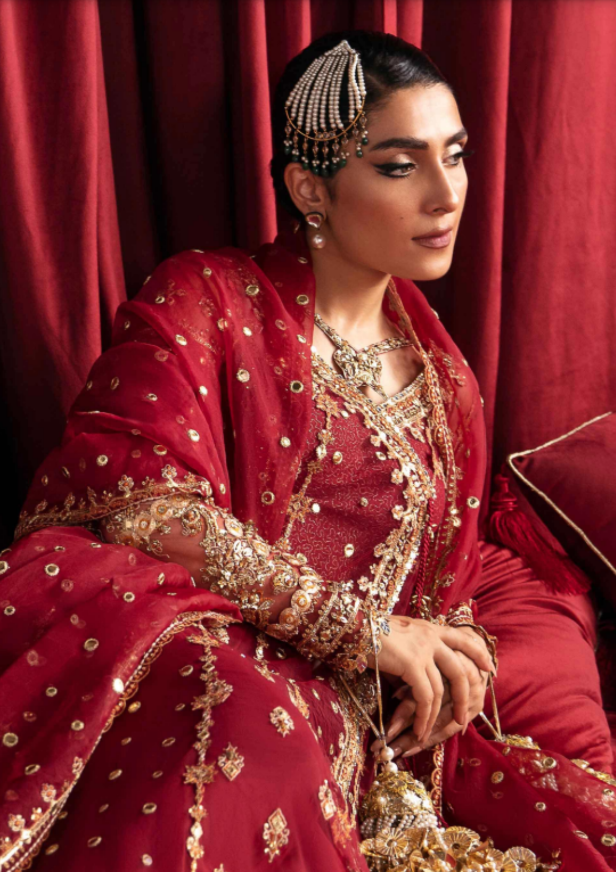 Qalamkar Heer Ranjha Formals'23 (Mehrunnisa) HR-02 - Mohsin Saeed Fabrics