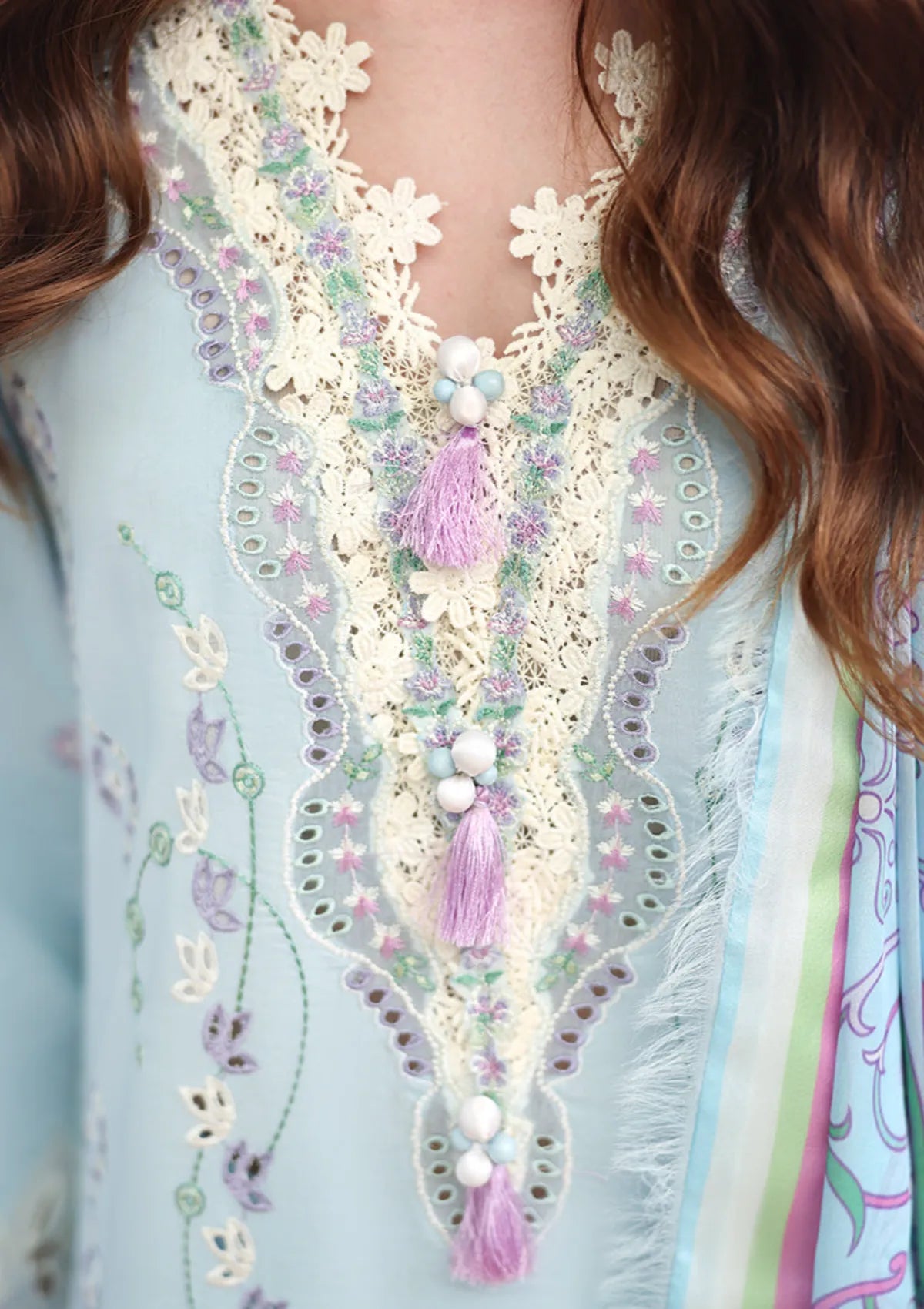 Hemline By Mushq Secret Garden Lawn'26 D-04 Secret Blossom