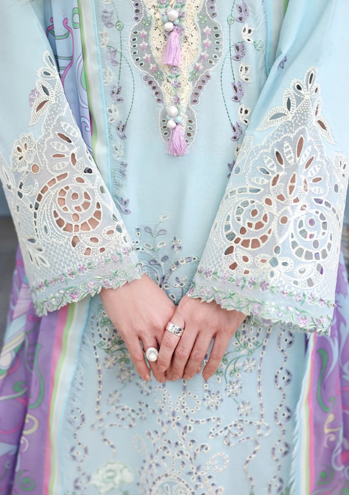 Hemline By Mushq Secret Garden Lawn'26 D-04 Secret Blossom