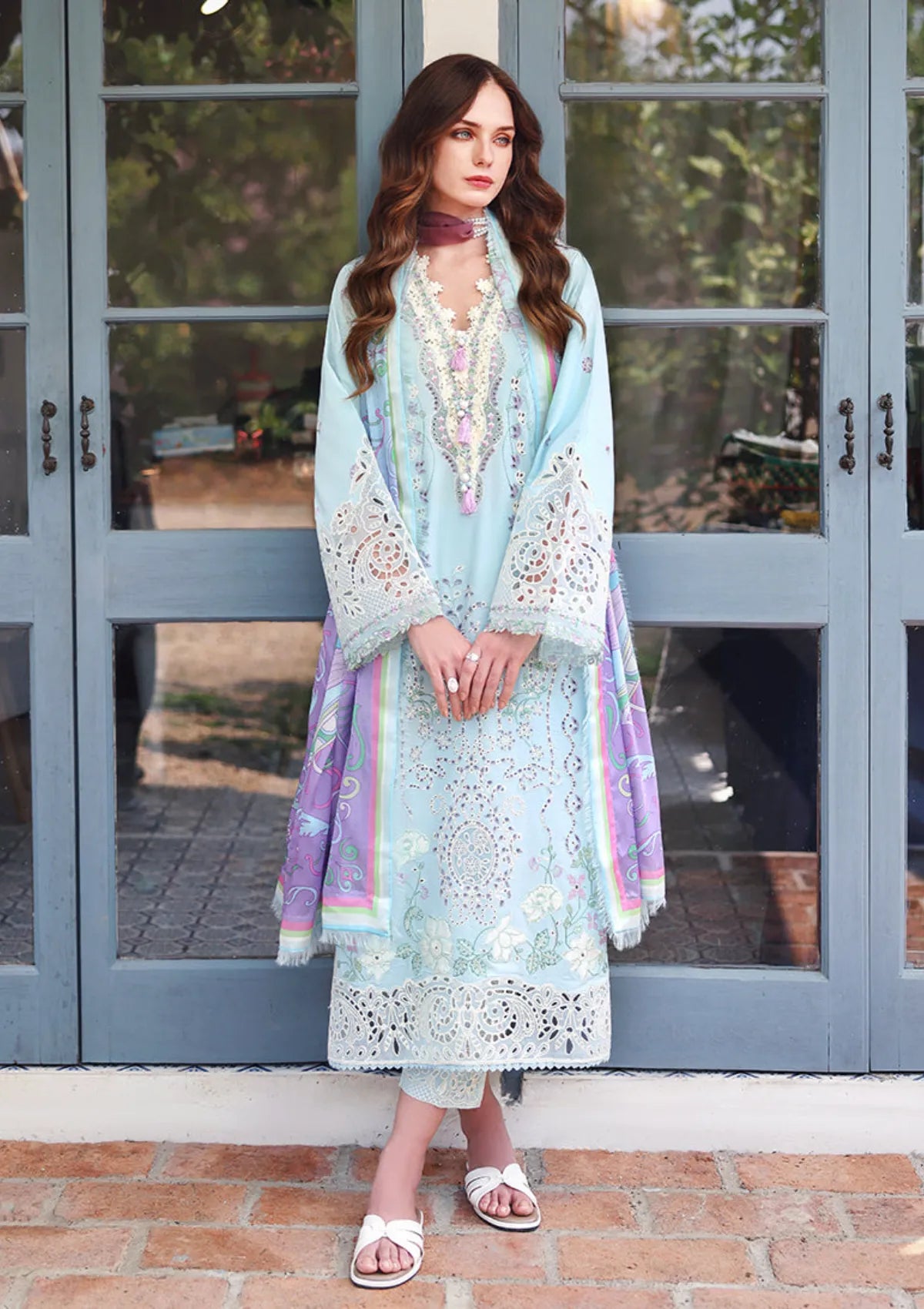 Hemline By Mushq Secret Garden Lawn'26 D-04 Secret Blossom