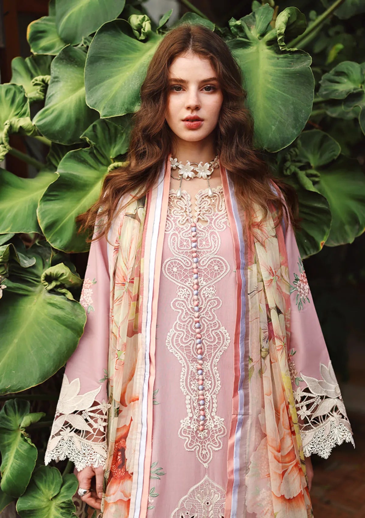 Hemline By Mushq Secret Garden Lawn'26 D-10 Secret Petals