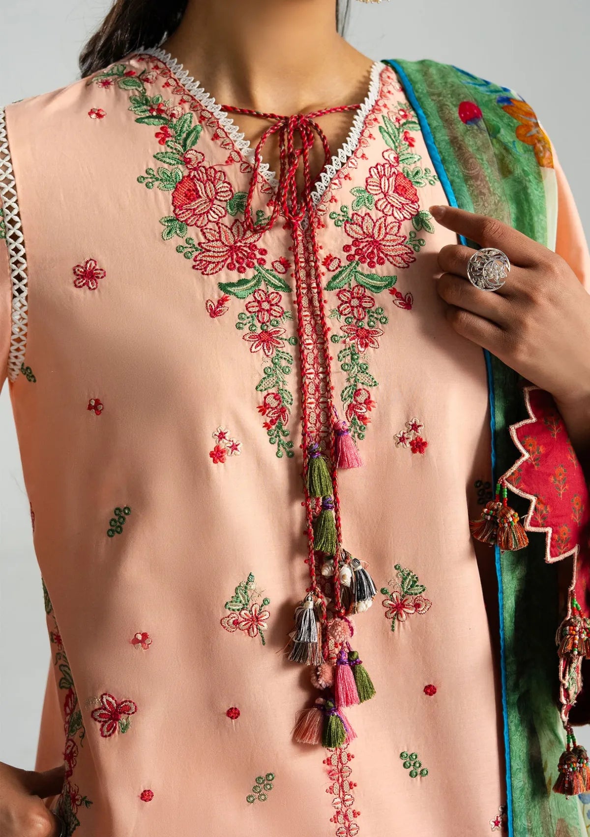 Hussain Rehar Zan Luxury Lawn'26 -Seftali