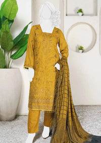Sehra Emb Zari Peach'24 D-06