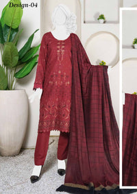 Sehra Emb Zari Peach'24 D-04