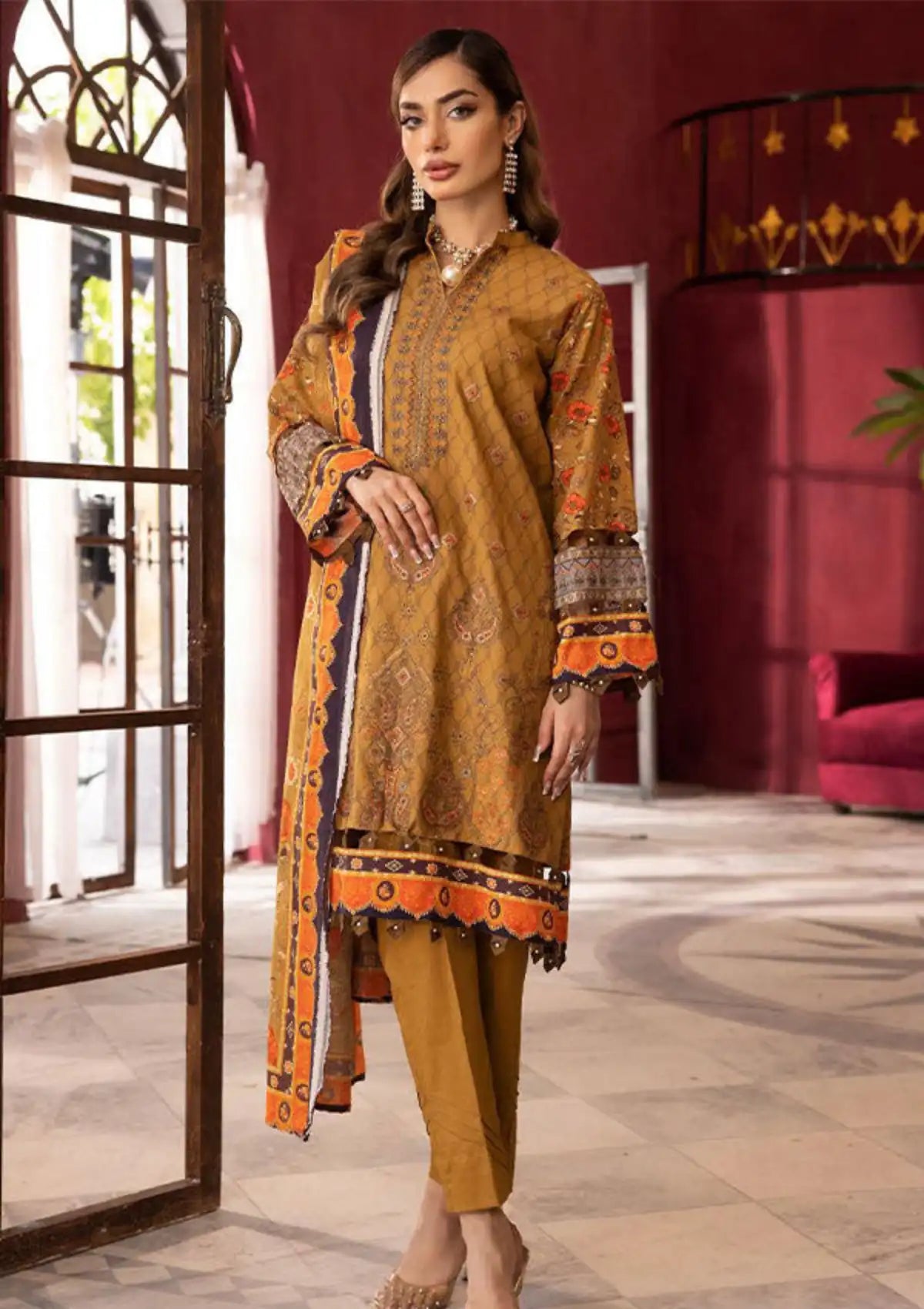 Shaista Aleena Khaddar'23 D-212 - Mohsin Saeed Fabrics