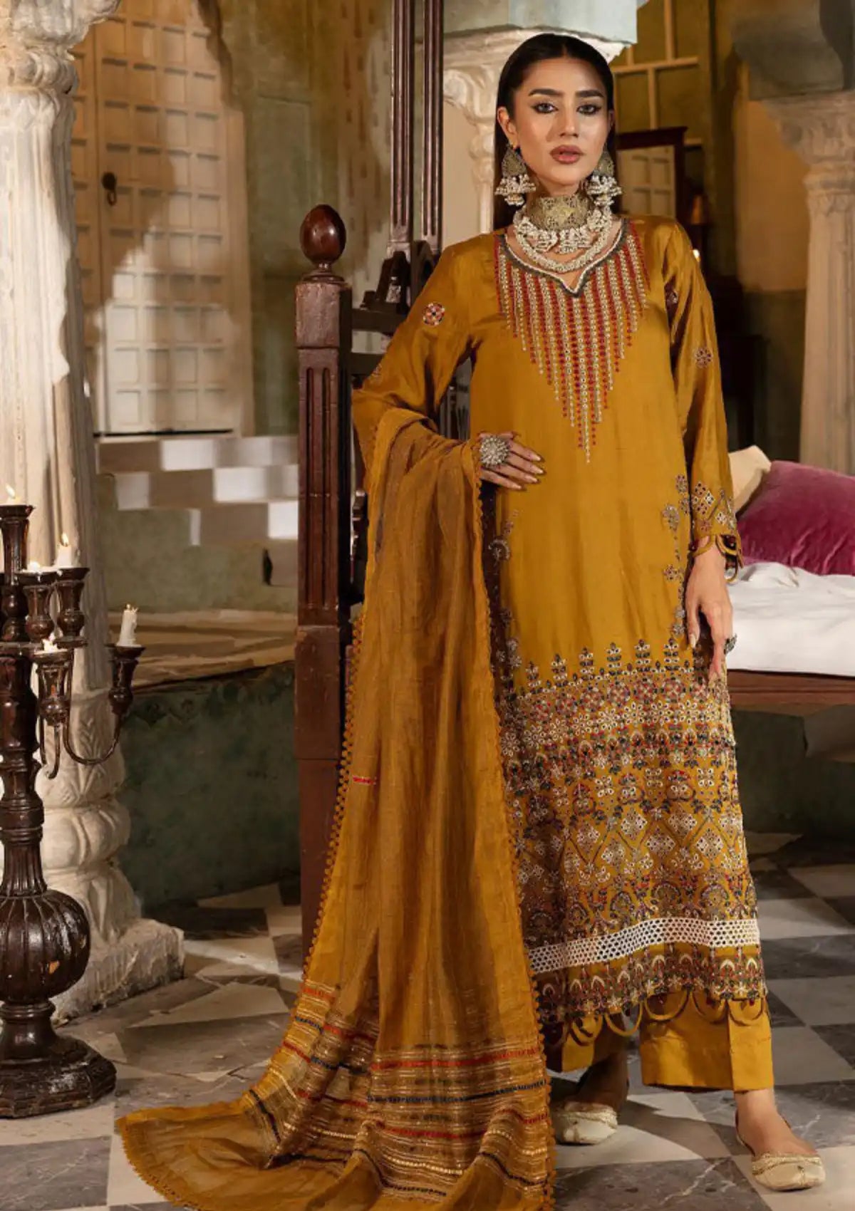 Shaista Exclusive Viscose'23 D-246 - Mohsin Saeed Fabrics