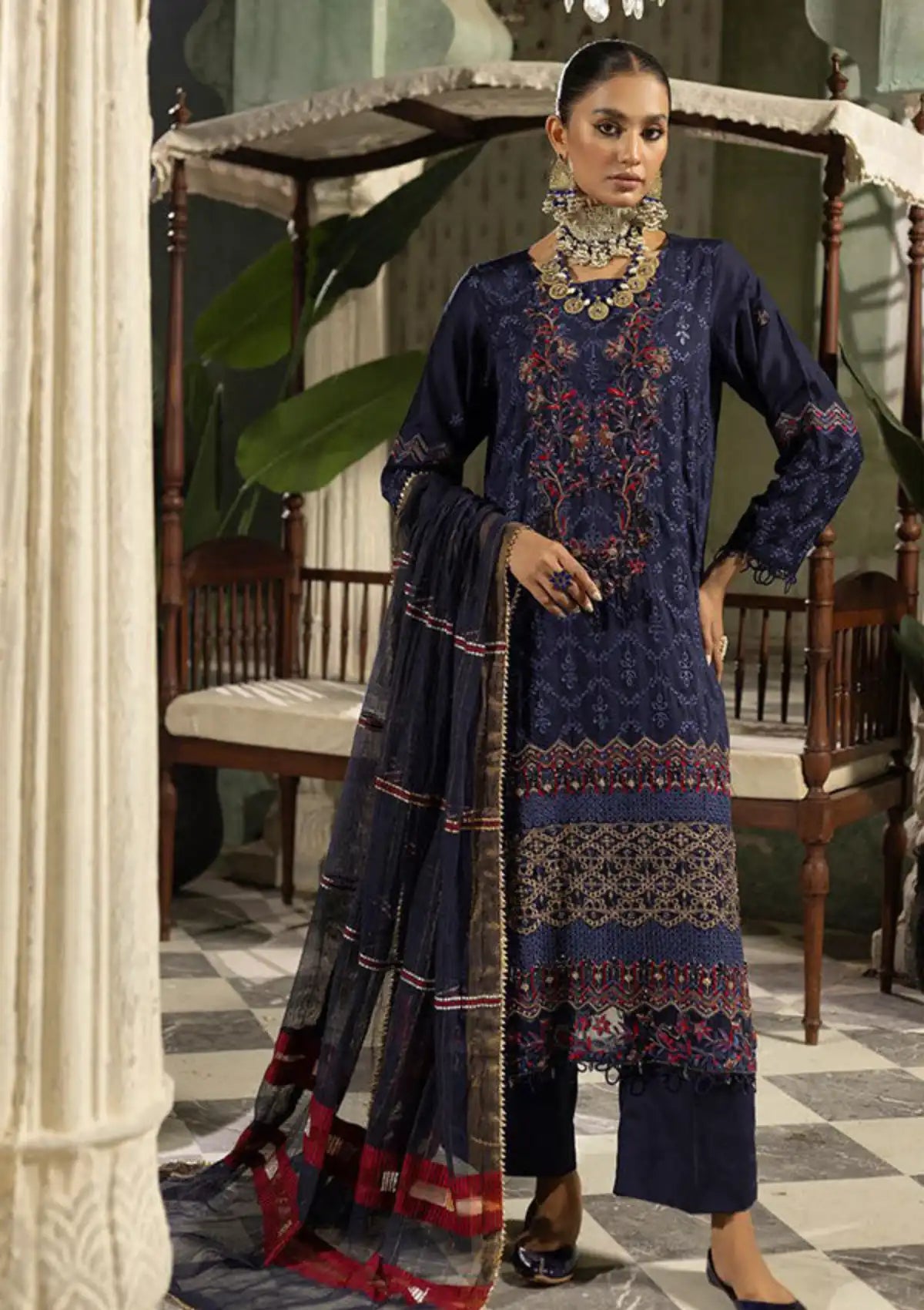 Shaista Exclusive Viscose'23 D-247 - Mohsin Saeed Fabrics