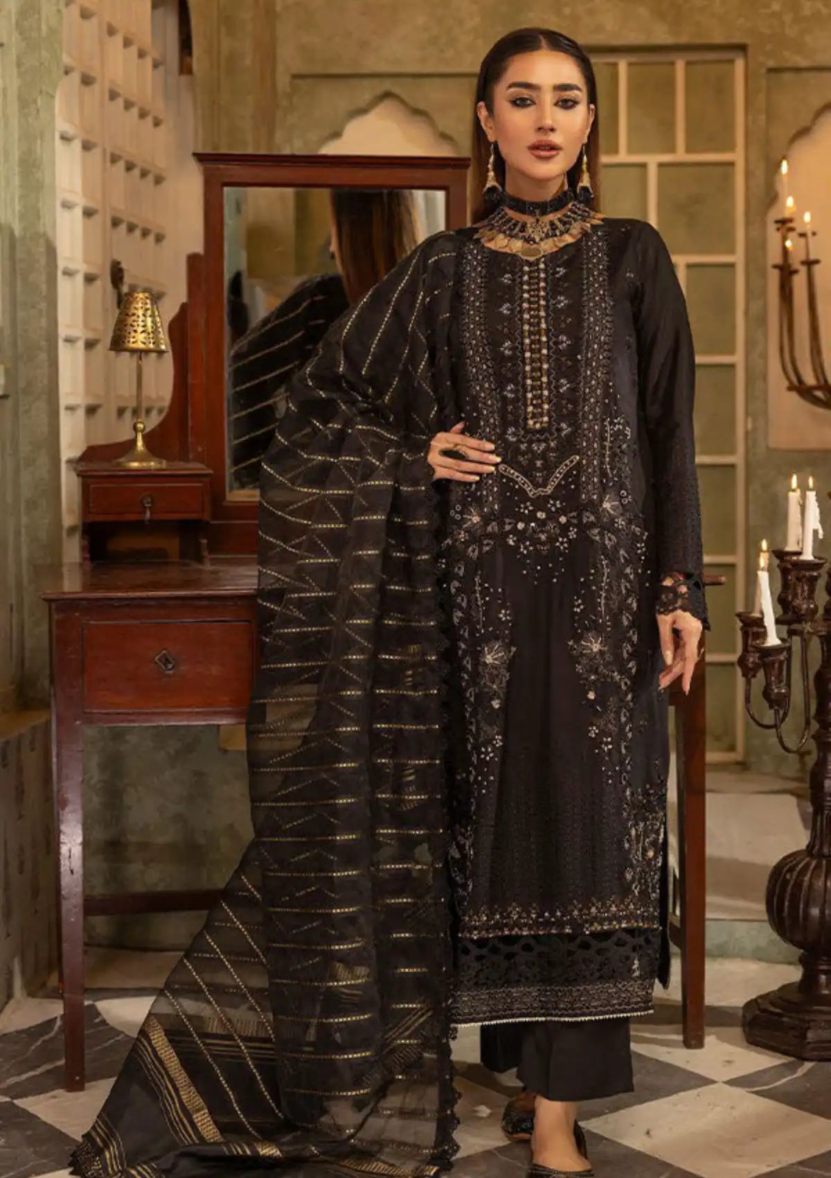 Shaista Exclusive Viscose'23 D-249 - Mohsin Saeed Fabrics