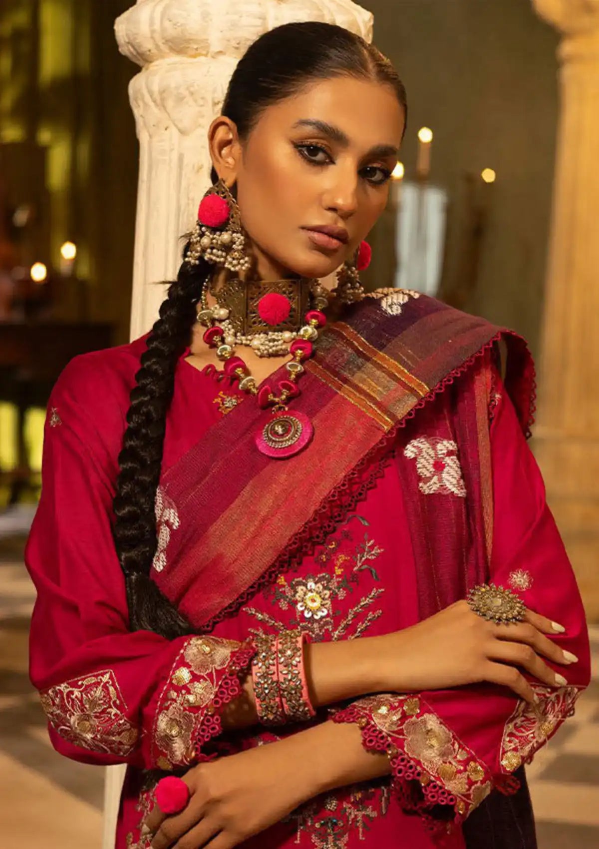 Shaista Exclusive Viscose'23 D-250 - Mohsin Saeed Fabrics