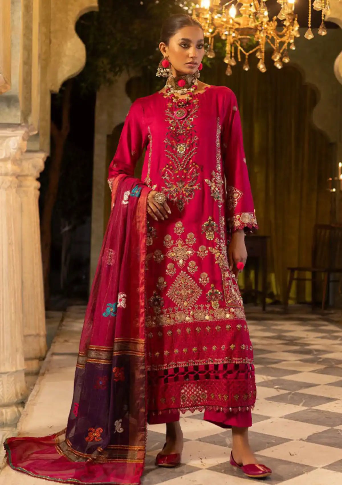 Shaista Exclusive Viscose'23 D-250 - Mohsin Saeed Fabrics
