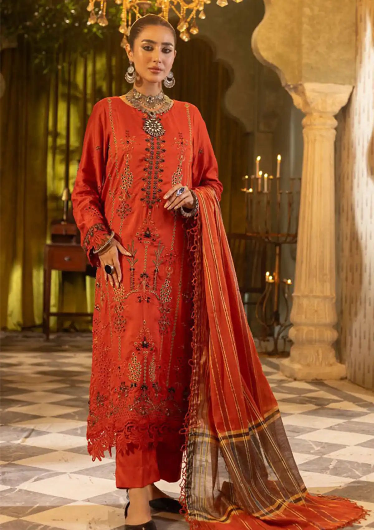 Shaista Exclusive Viscose'23 D-252 - Mohsin Saeed Fabrics