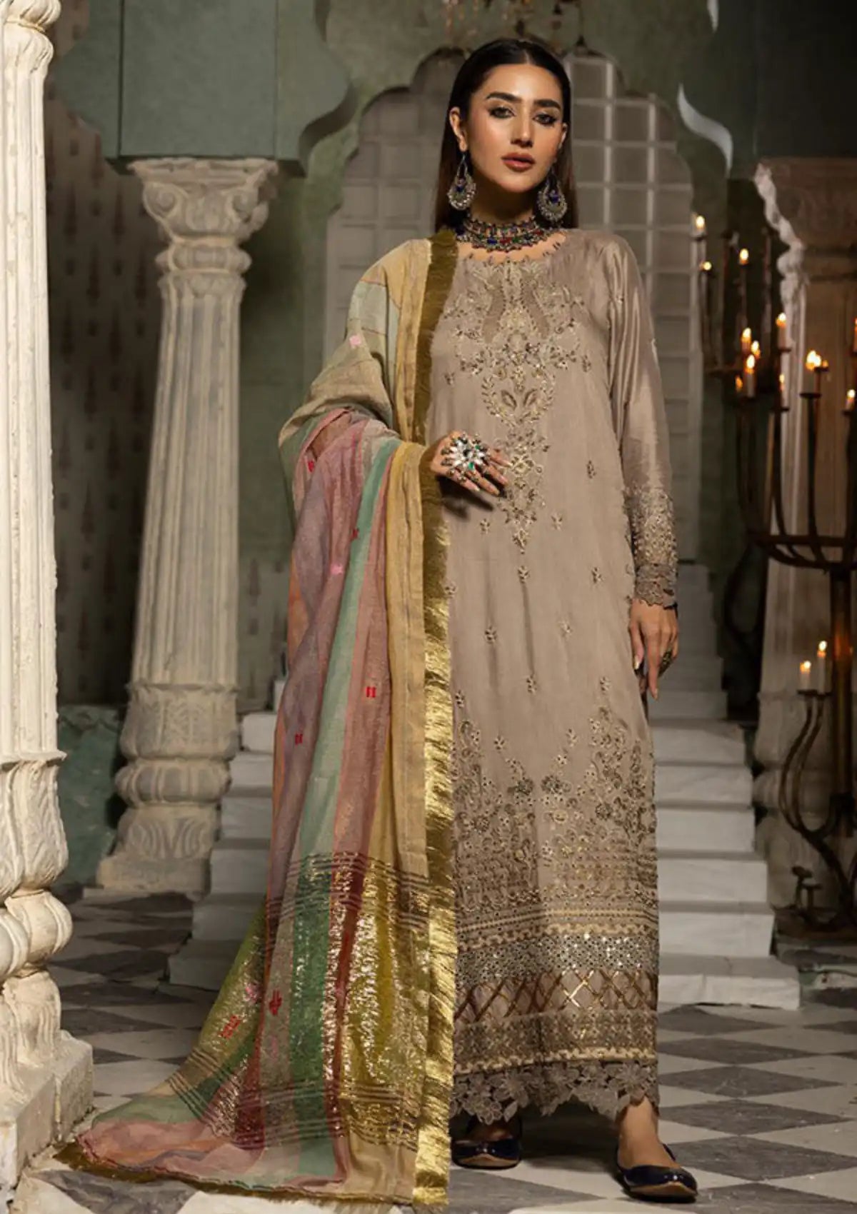 Shaista Exclusive Viscose'23 D-254 - Mohsin Saeed Fabrics