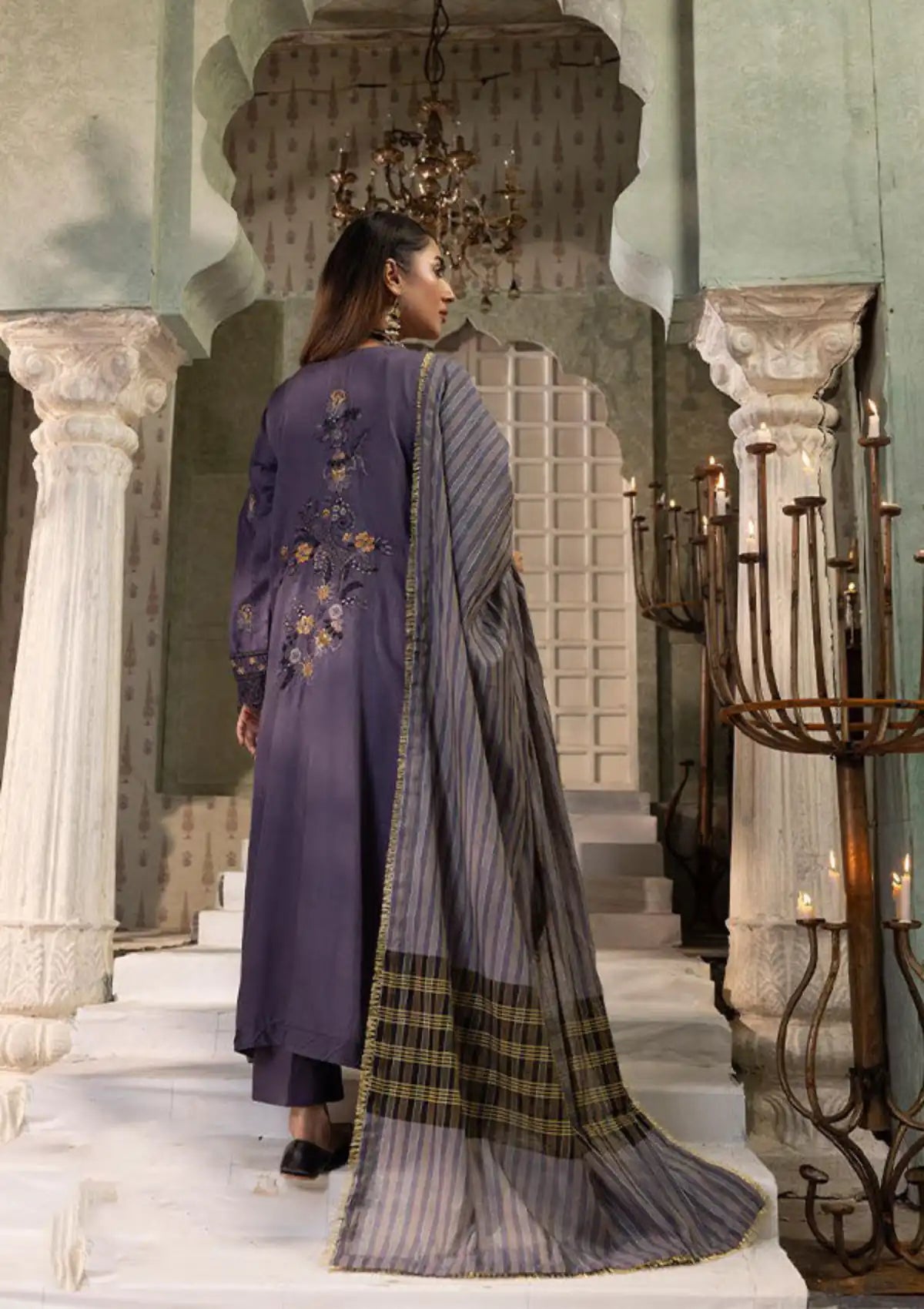 Shaista Exclusive Viscose'23 D-255 - Mohsin Saeed Fabrics