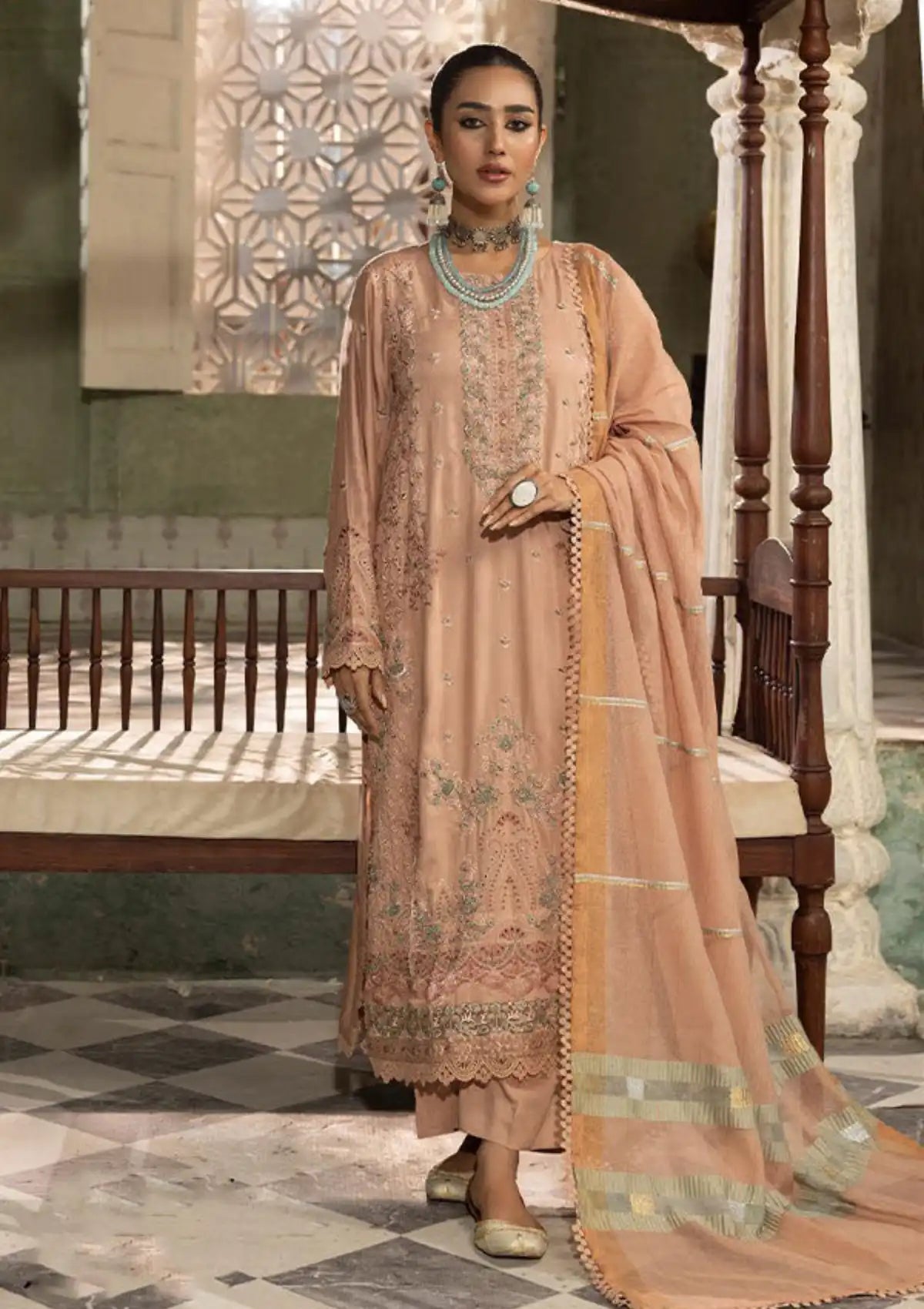 Shaista Exclusive Viscose'23 D-256 - Mohsin Saeed Fabrics