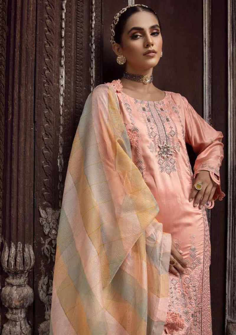 Shaista Luxury Viscose’22 D-411 - Mohsin Saeed Fabrics