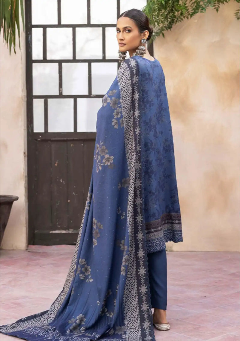 Shaista Sania Emb Dhanak'23 D-235 - Mohsin Saeed Fabrics