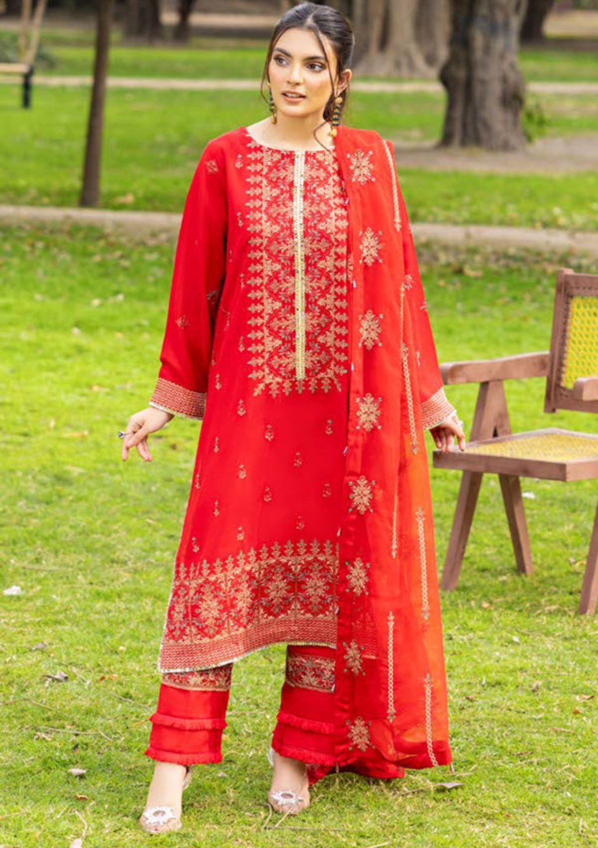 Shaista Areeha Karandi’23 SKE-27 - Mohsin Saeed Fabrics