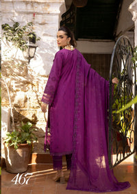 Shaista Premium Lawn'24 D-467 - Mohsin Saeed Fabrics