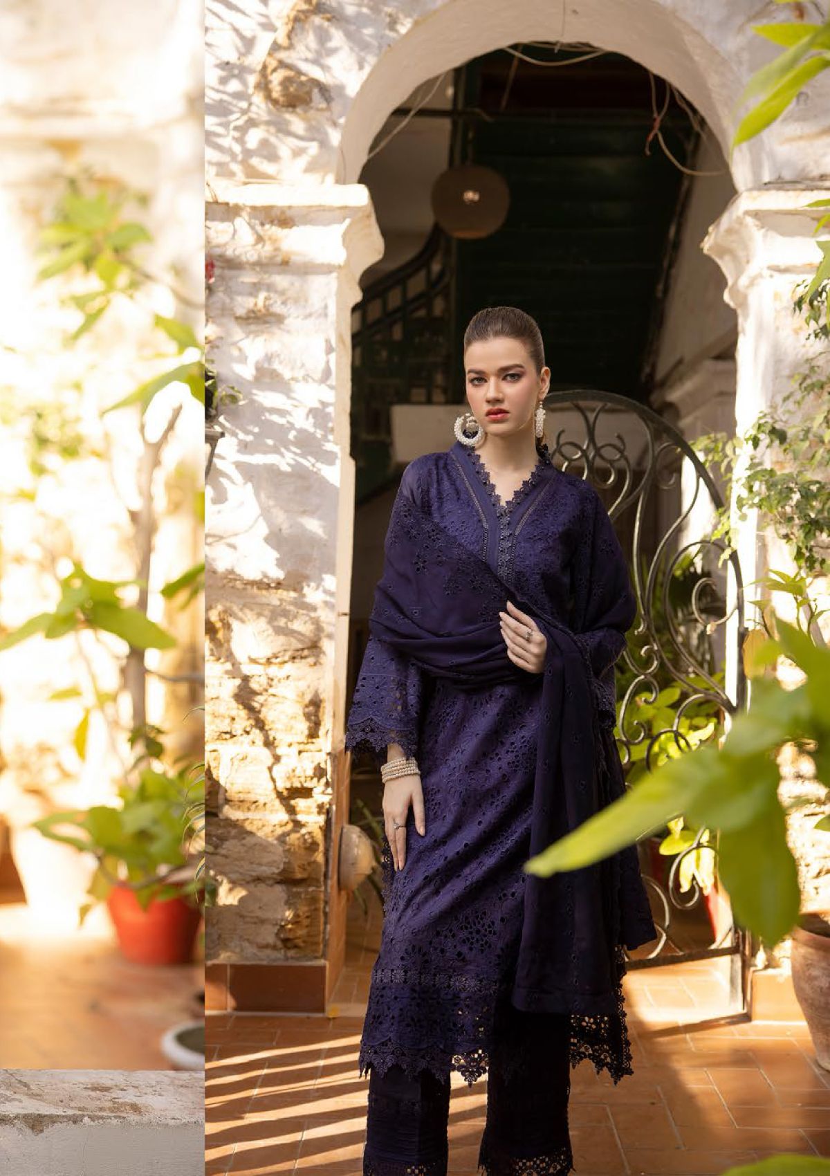 Shaista Premium Lawn'24 D-474 - Mohsin Saeed Fabrics