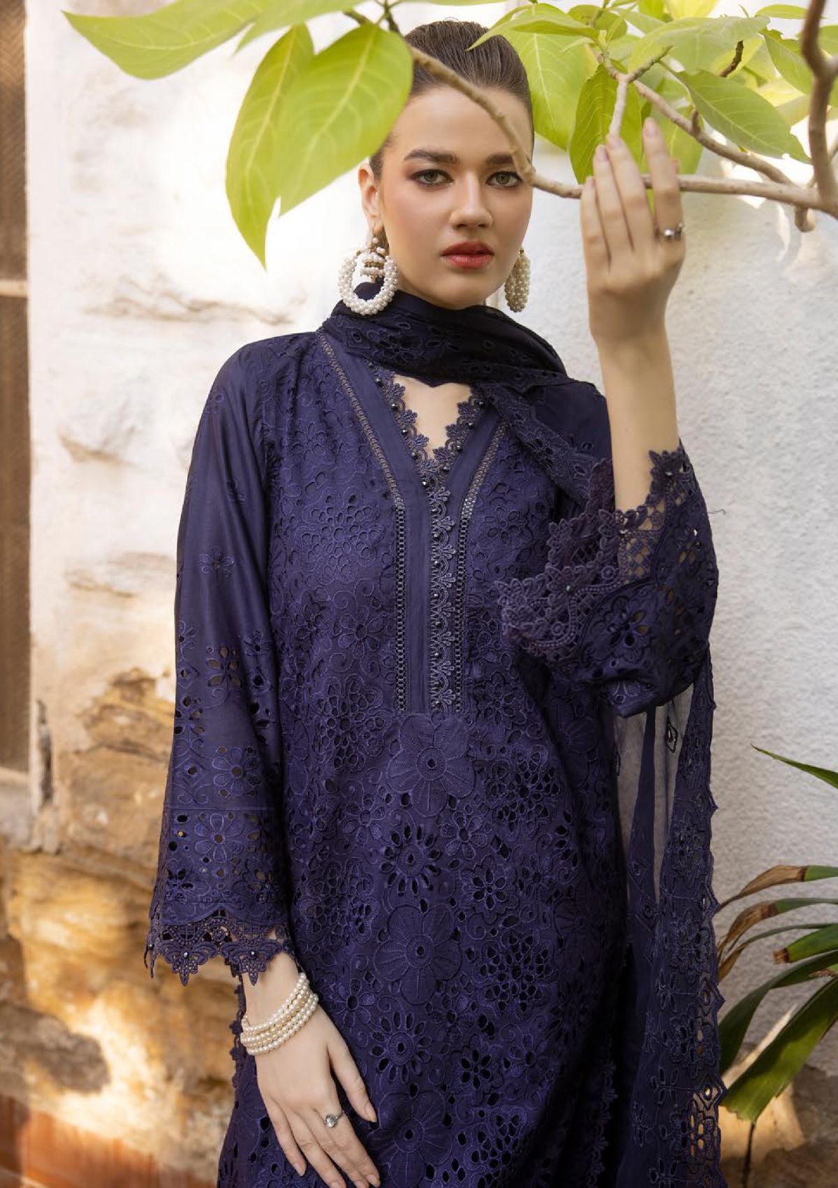 Shaista Premium Lawn'24 D-474 - Mohsin Saeed Fabrics
