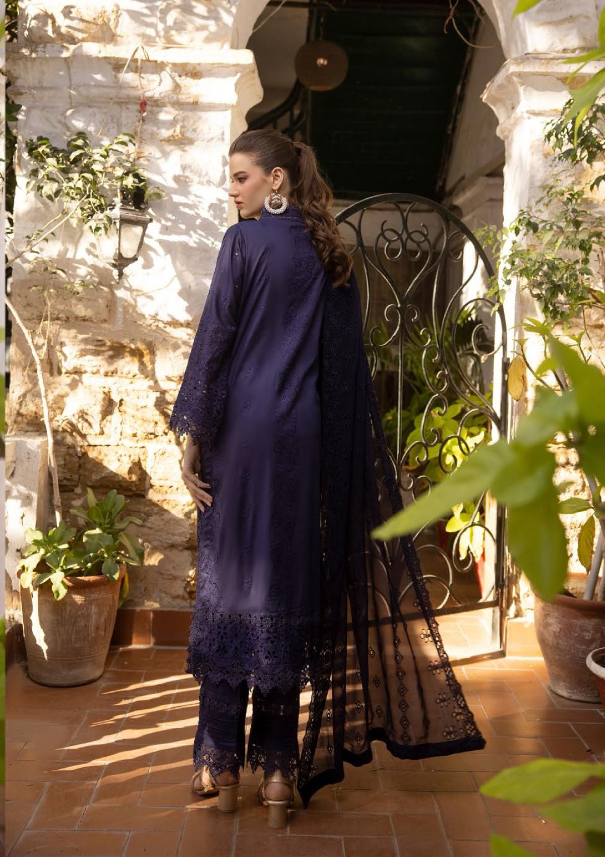 Shaista Premium Lawn'24 D-474 - Mohsin Saeed Fabrics