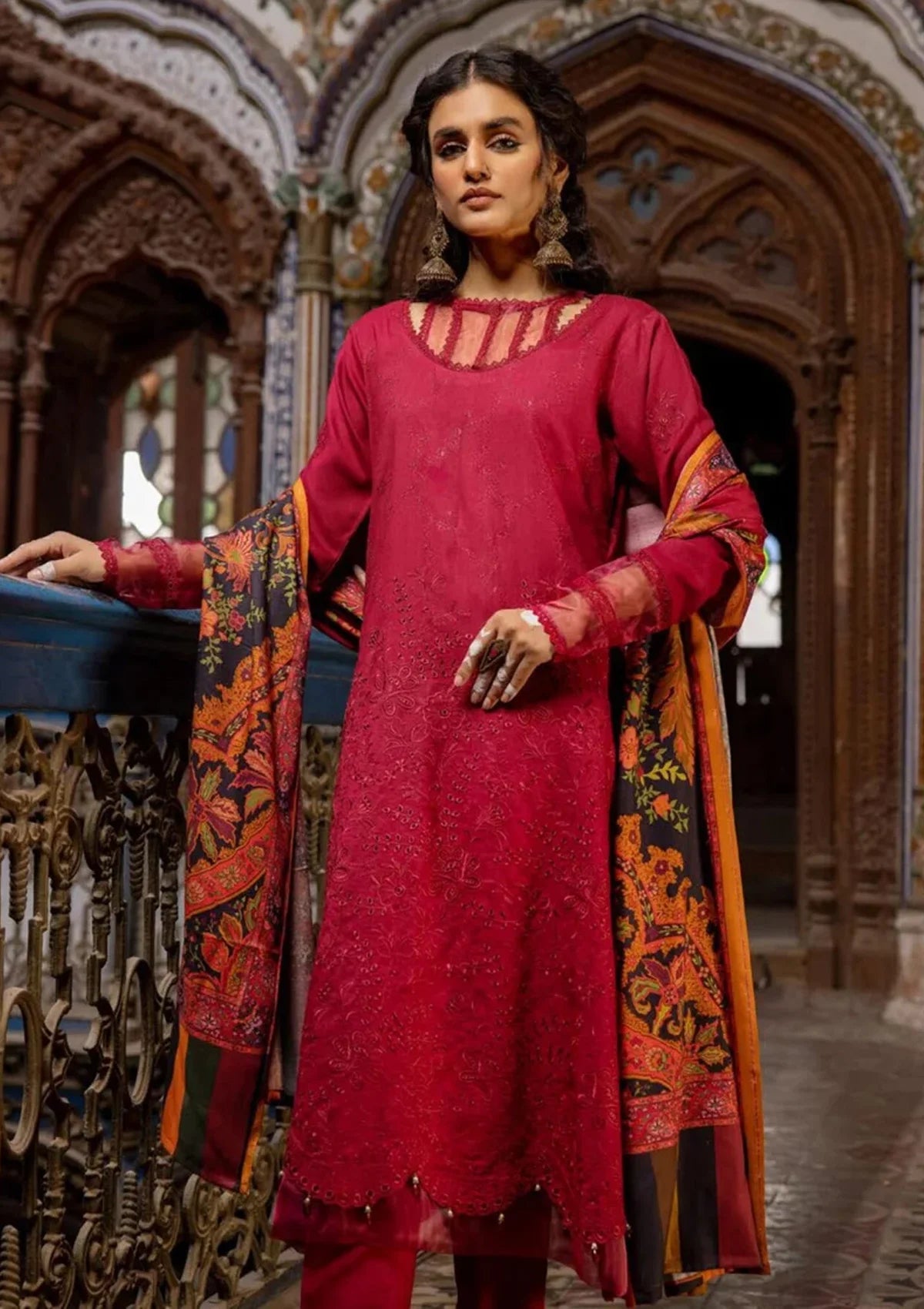 Shamiyana By Khoobsurat Emb Dhanak'23 SE-70 - Mohsin Saeed Fabrics