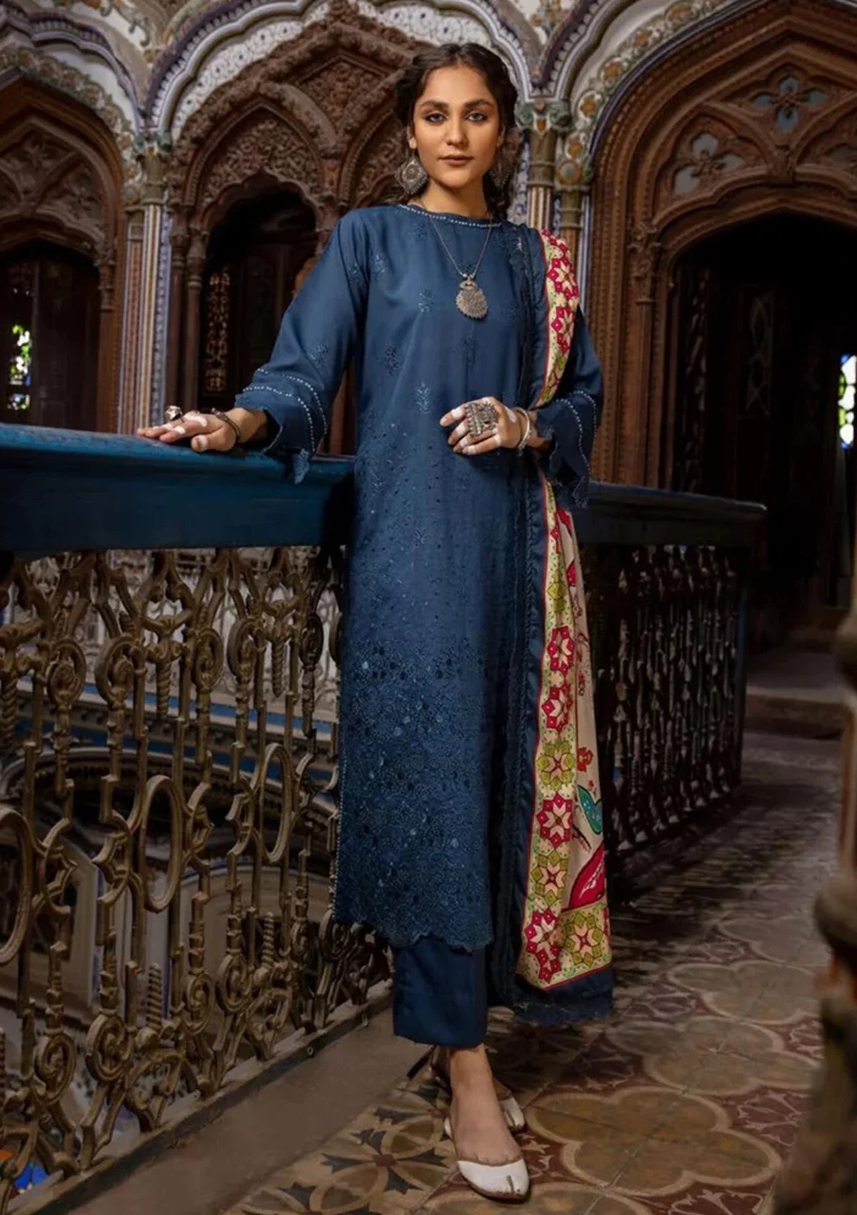 Shamiyana By Khoobsurat Emb Dhanak'23 SE-71 - Mohsin Saeed Fabrics