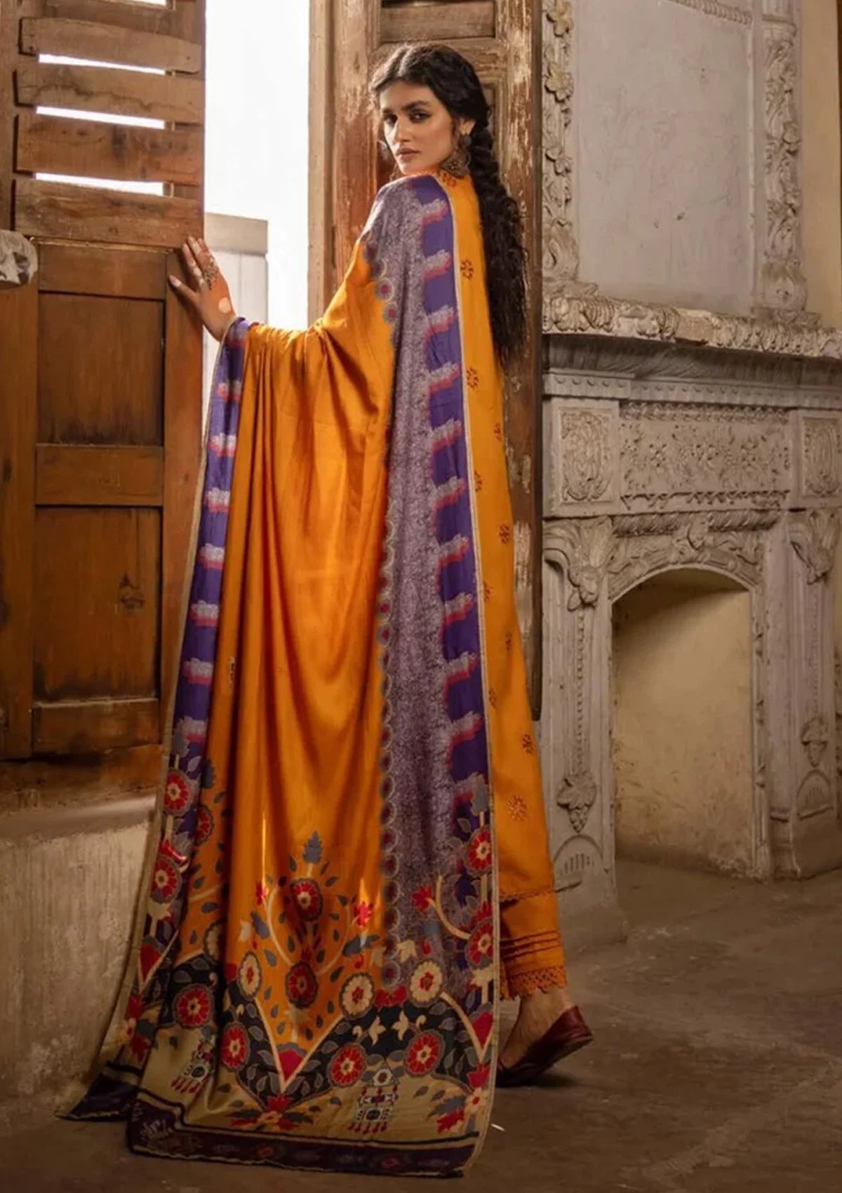 Shamiyana By Khoobsurat Emb Dhanak'23 SE-73 - Mohsin Saeed Fabrics