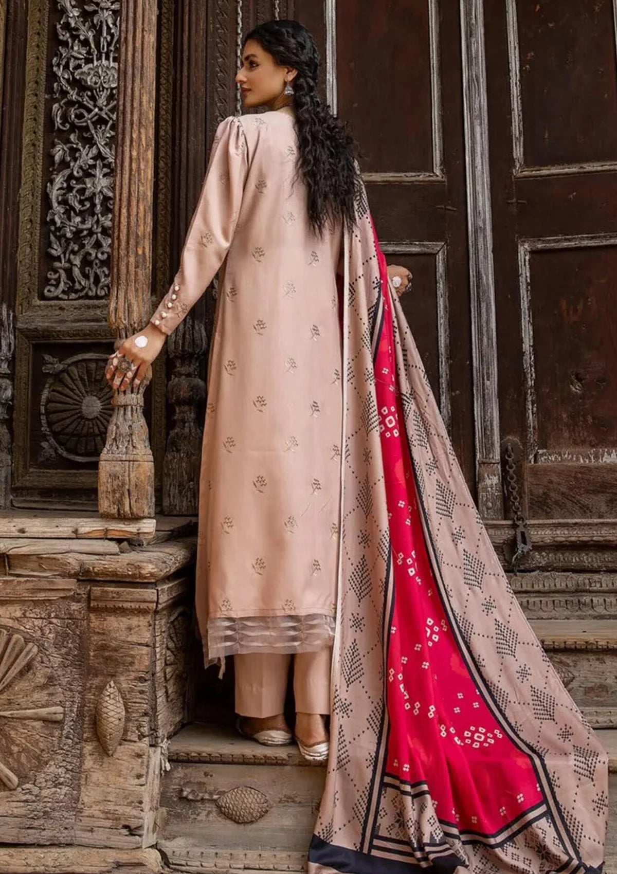 Shamiyana By Khoobsurat Emb Dhanak'23 SE-77 - Mohsin Saeed Fabrics
