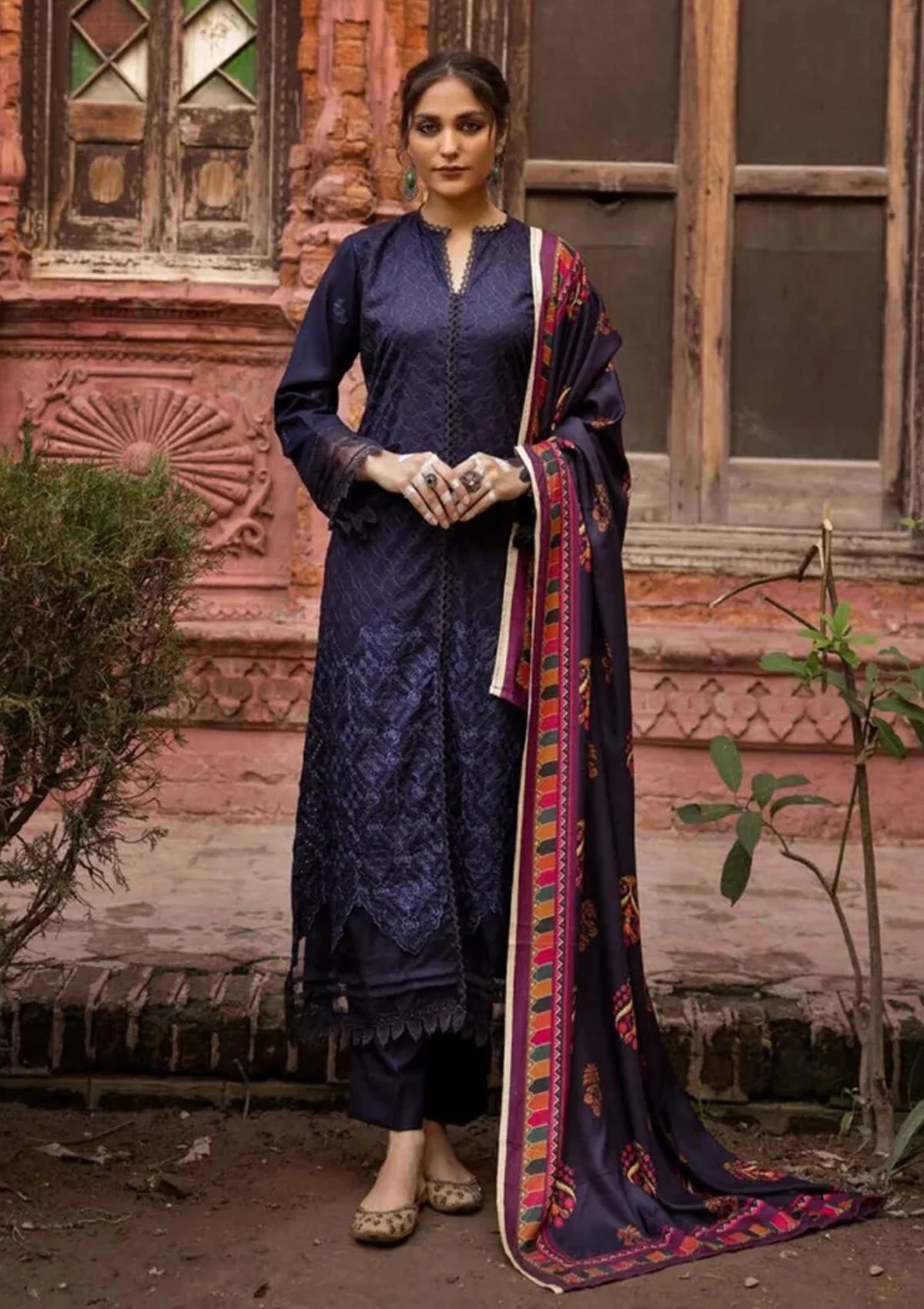 Shamiyana By Khoobsurat Emb Dhanak'23 SE-78 - Mohsin Saeed Fabrics