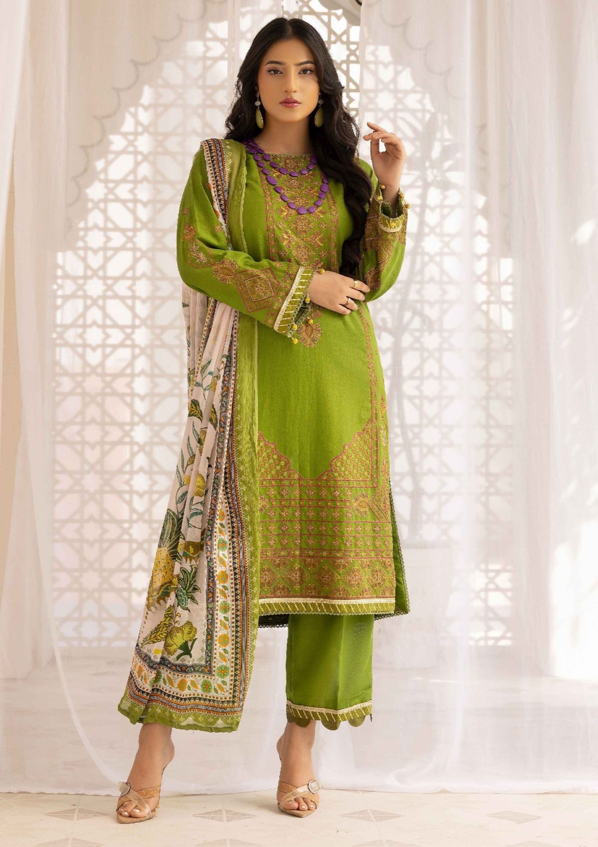 Shamiyana by Khoobsurat Emb Karandi'25 SK-502